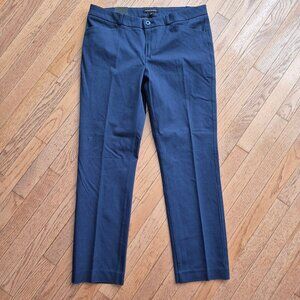 NWT Banana Republic Straight Leg Stretch Pant 12 Blue